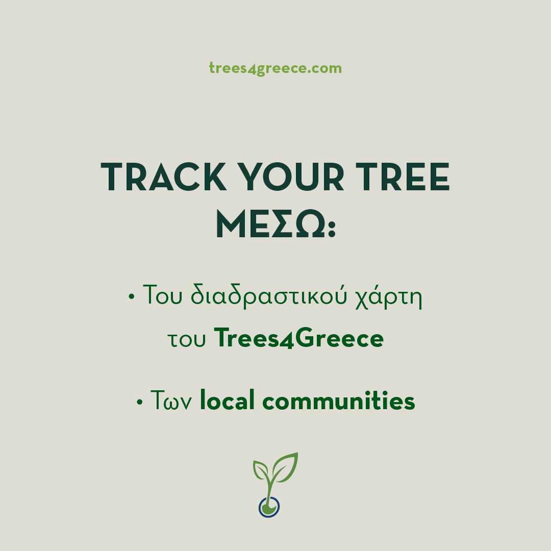 Trees4Greece - Track your tree