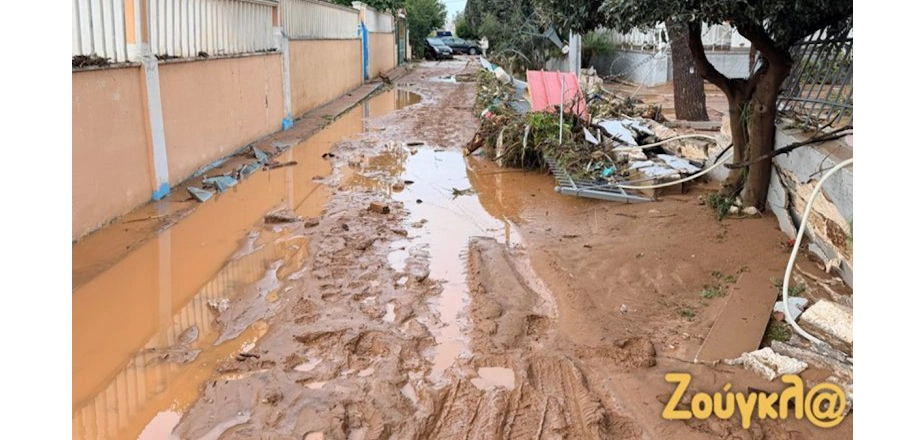 Βάρη: Τεράστιες καταστροφές από τη χθεσινή θεομηνία – φωτογραφίες της «Ζούγκλας»