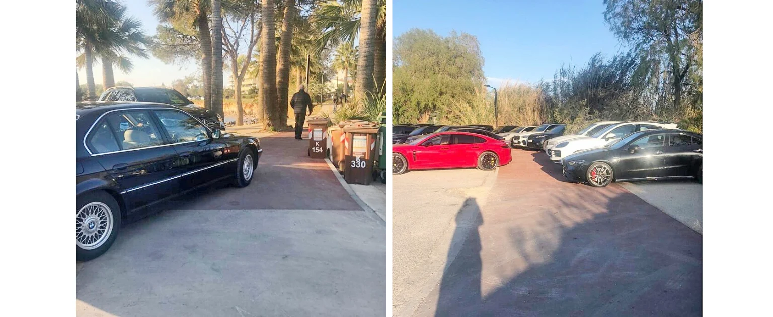 «VIP αυθαιρεσία» στη Βούλα: Πάρκινγκ πολυτελείας ο ποδηλατόδρομος ανήμερα της 25ης Μαρτίου – Οργή κατοίκων