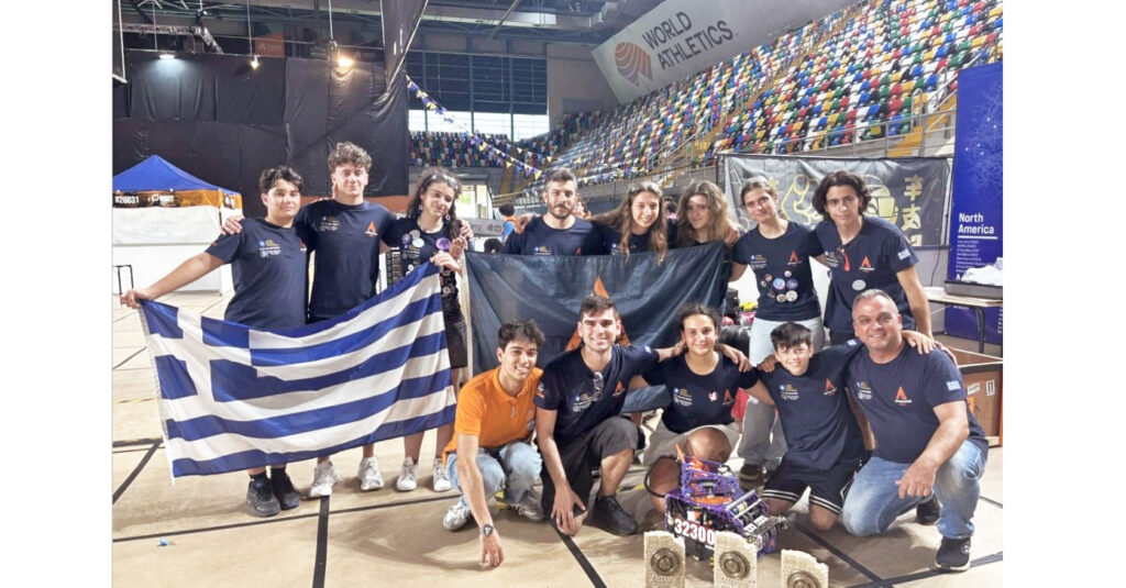 Πώς μια «μικρή» ομάδα από τον Δήμο 3Β κατέκτησε την κορυφή του κόσμου στη ρομποτική