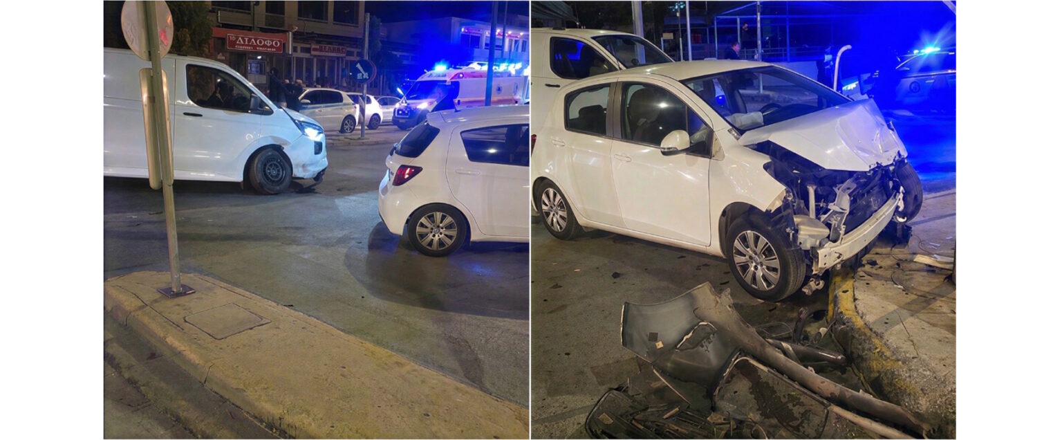 Τροχαίο με τραυματίες στα Βλάχικα της Βάρης (εικόνες)